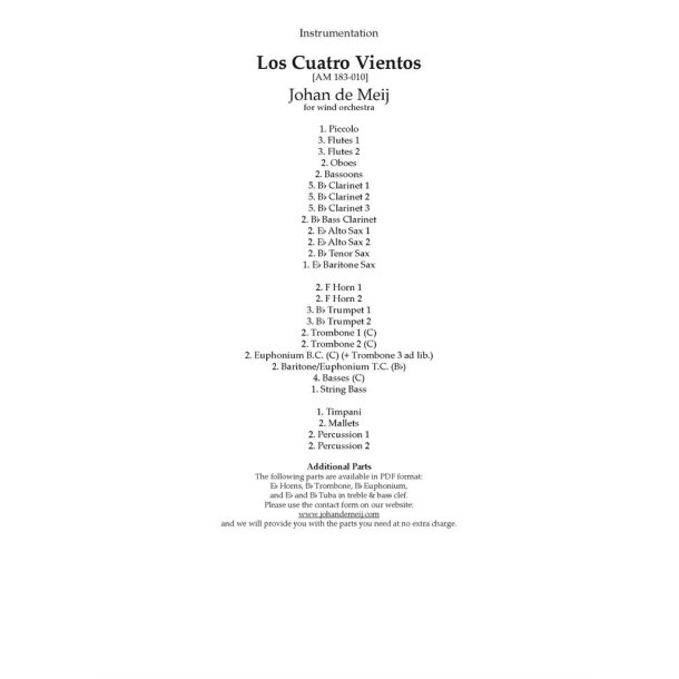 Los Cuatro Vientos : Four Winds for Winds